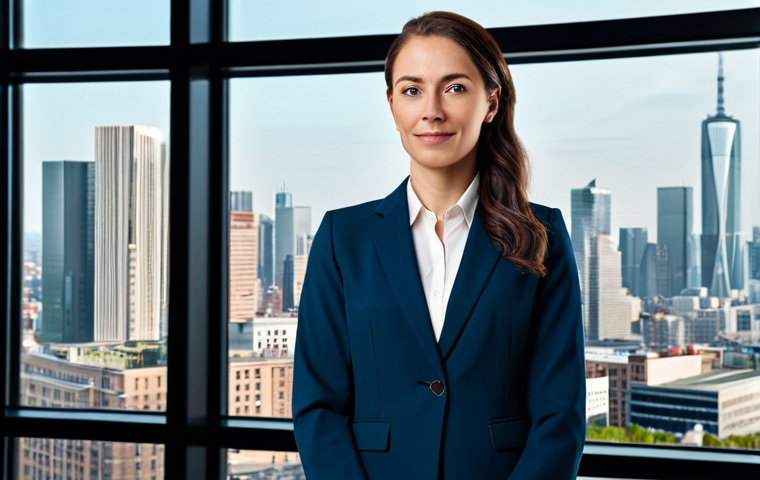 RC카 조종기의 프로그래밍 방법 - **
"A professional businesswoman in a modest, tailored suit, standing confidently in a modern offic...