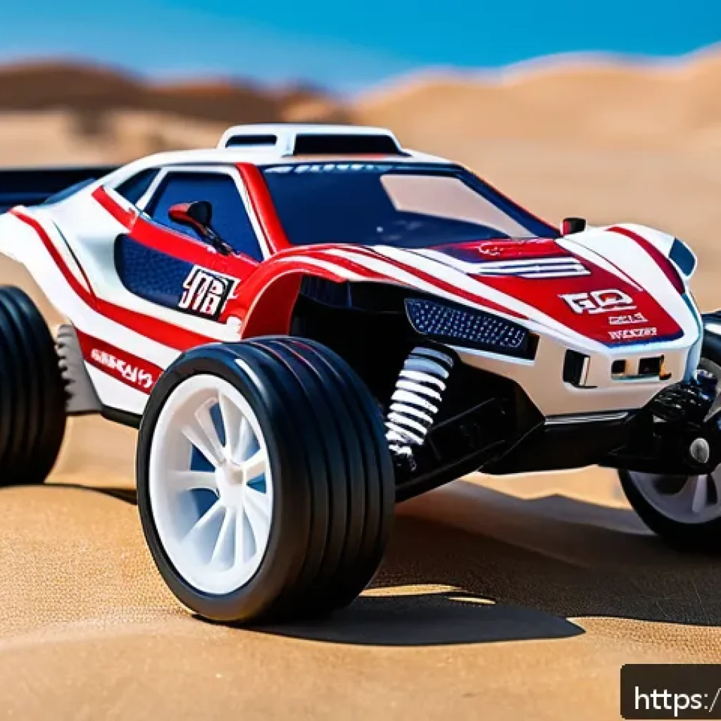 RC카 구매 시 주의점 - A beginner-level RC car designed for recreational use, featuring a lightweight plastic chassis in br...