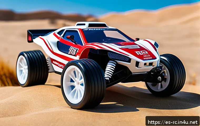 RC카 구매 시 주의점 - A beginner-level RC car designed for recreational use, featuring a lightweight plastic chassis in br...